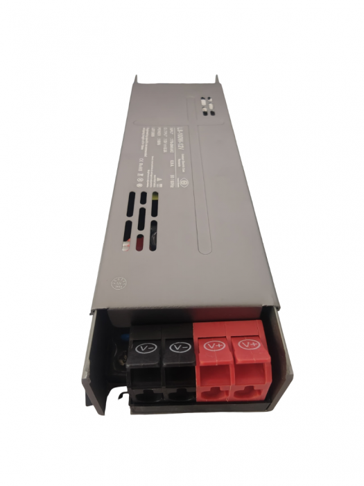 Sursa de alimentare slim pentru sisteme LED LS-100W12V, 100W, 12V DC, 8.3A, carcasa aluminiu, control inteligent, slow/soft start, IP20 [3]