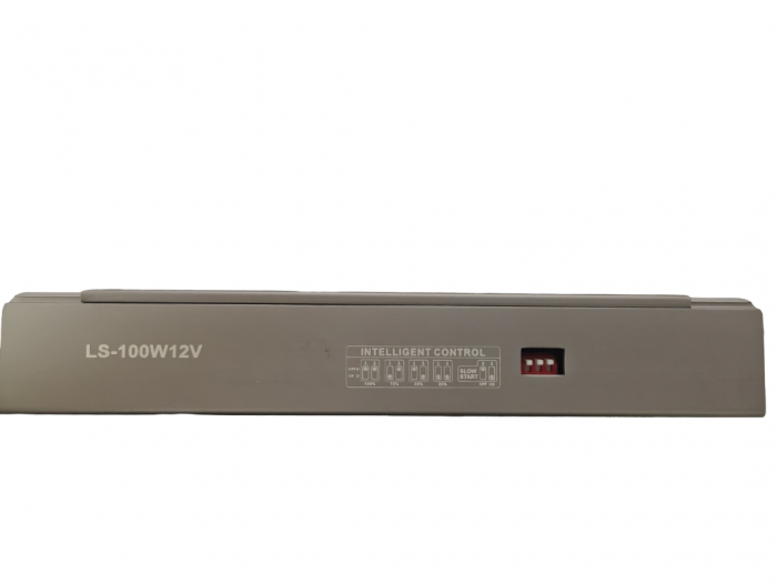 Sursa de alimentare slim pentru sisteme LED LS-100W12V, 100W, 12V DC, 8.3A, carcasa aluminiu, control inteligent, slow/soft start, IP20 [4]