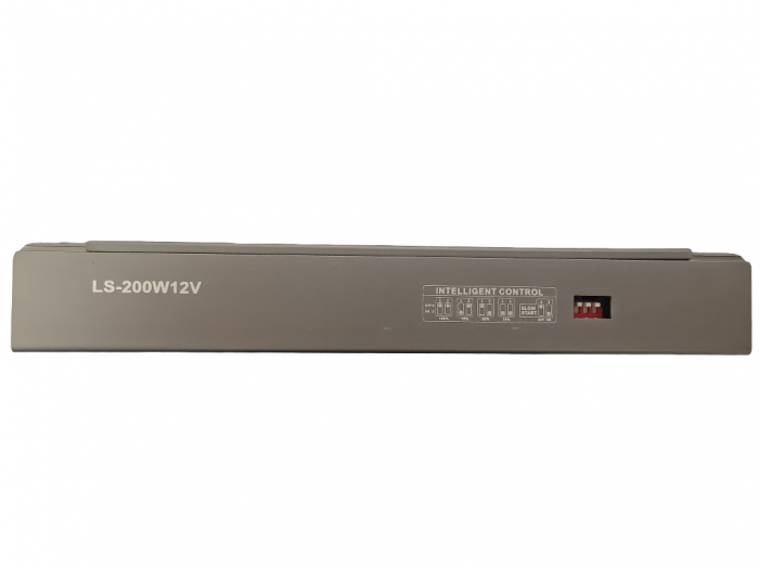 Sursa de alimentare slim pentru sisteme LED LS-200W12V, 200W, 12V DC, 16.7A, carcasa aluminiu, control inteligent, slow/soft start, IP20 [4]