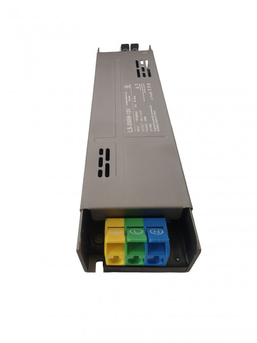 Sursa de alimentare slim pentru sisteme LED LS-200W12V, 200W, 12V DC, 16.7A, carcasa aluminiu, control inteligent, slow/soft start, IP20 [2]