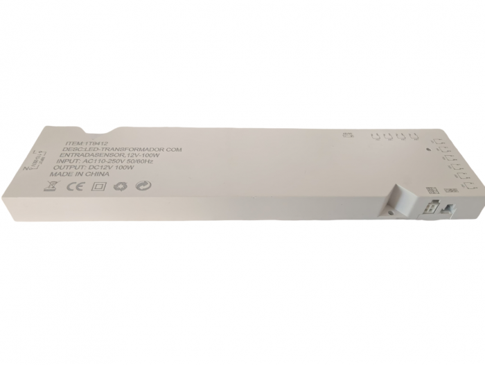Sursa de alimentare LED cu 10 iesiri 2PIN (Dupont), 12V DC, 8.3A, compatibila cu senzori 3PIN si 4PIN, alb [3]
