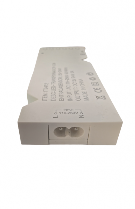 Sursa de alimentare LED cu 6 iesiri 2PIN (Dupont), 12V DC, 2A, compatibila cu senzori 3PIN si 4PIN, alb [4]