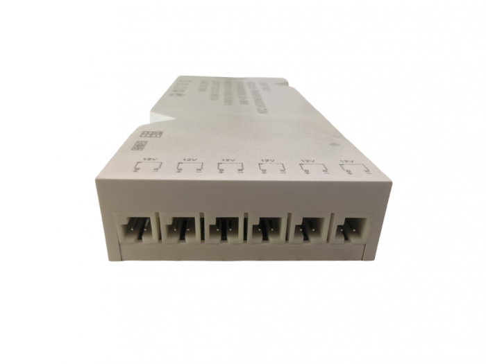 Sursa de alimentare LED cu 6 iesiri 2PIN (Dupont), 12V DC, 3A, compatibila cu senzori 3PIN si 4PIN, alb [3]