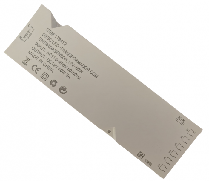 Sursa de alimentare LED cu 6 iesiri 2PIN (Dupont), 12V DC, 5A, compatibila cu senzori 3PIN si 4PIN, alb [1]