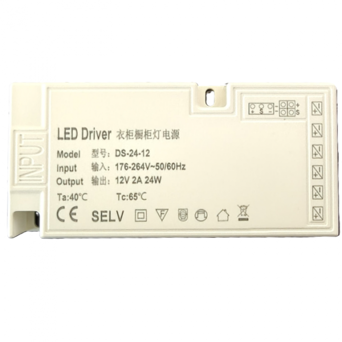 Sursa de alimentare pentru module/aplice led mobila, 12V DC, 2A, 24W, DS-24-12 [1]