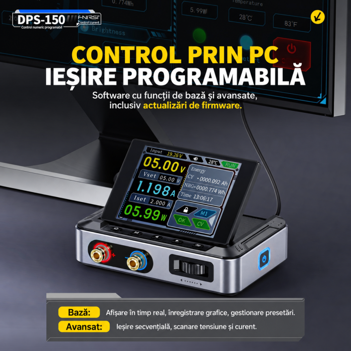 Sursa reglabila FNIRSI DPS-150 30V 5A 150W, fara alimentator [5]