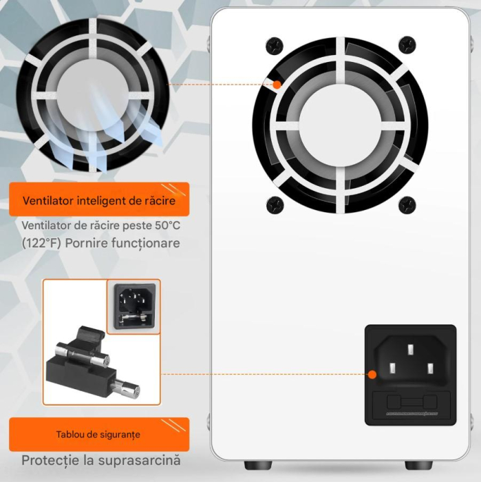Sursa de laborator BST-3010D, 30V 10A reglabil, afisaj digital, USB 5V/2A, sursa DC stabilizata [4]