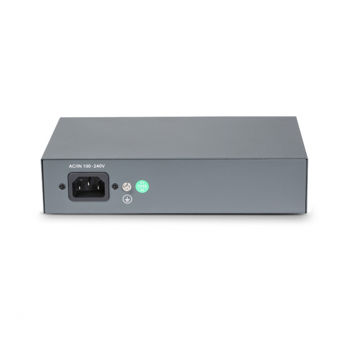 Switch smart PoE 4 porturi 100/1000mbps, 78W, 4GE(PoE)+1GE+1SFP, G0411GB-C [3]