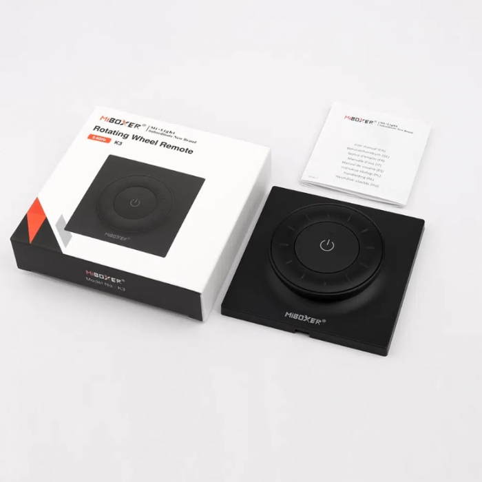 Mini Telecomanda MiBoxer K3, 2.4Ghz, Monocrom/Dual, Negru, RF, 3V [2]