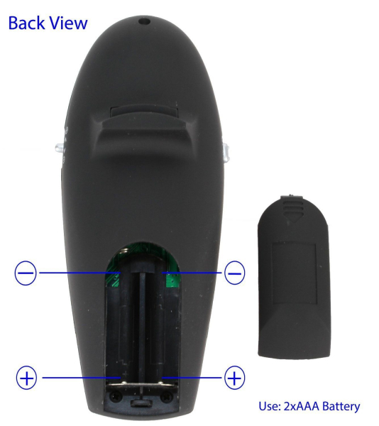 Telecomanda wireless prezentari PowerPoint cu laser pointer [2]