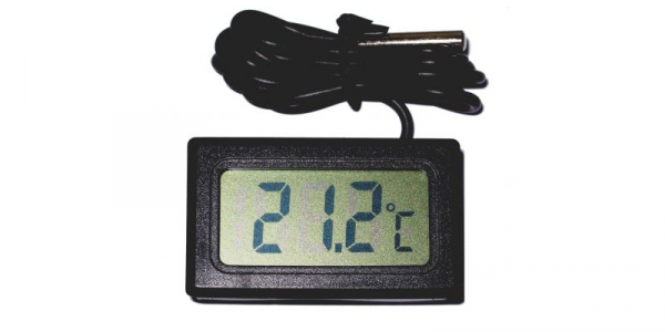 Termometru digital negru de panou TPM-10-BK [2]