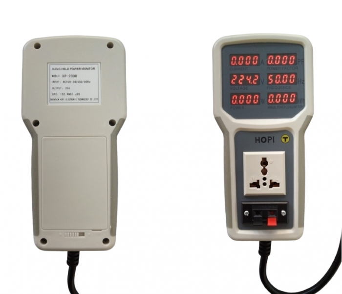Tester tensiune si consum aparate electrice HOPI HP-9800 220V [2]