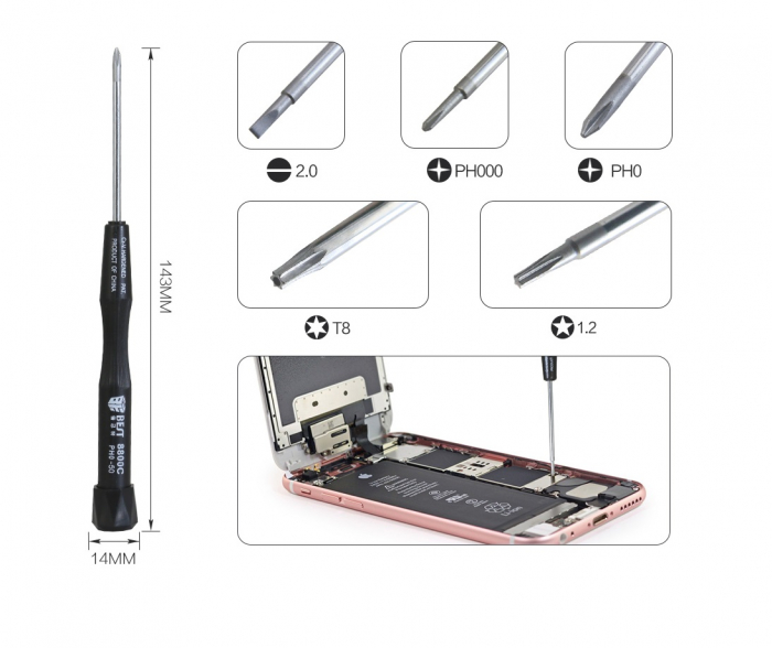 Trusa reparatie telefoane cu 16 piese BST-113B [5]