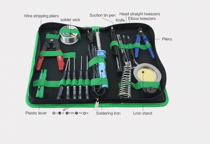 Trusa reparatie telefoane cu 16 piese BST-113B [2]