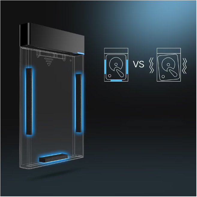 Carcasa hardisk extern HDD/SSD, Micro USB 3.0, SATA, 2.5 inch, Negru Ugreen US221 [3]