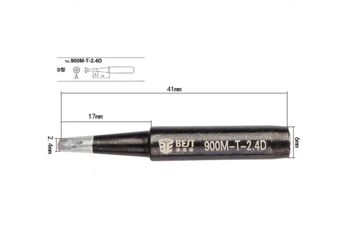 Varf letcon ascutit BST 900M-T-2.4D [2]