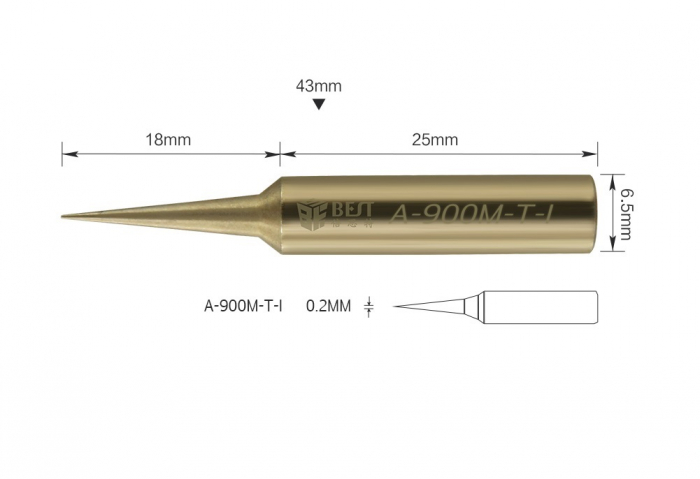 Varf letcon statie lipit cupru A-900M-T-I [2]