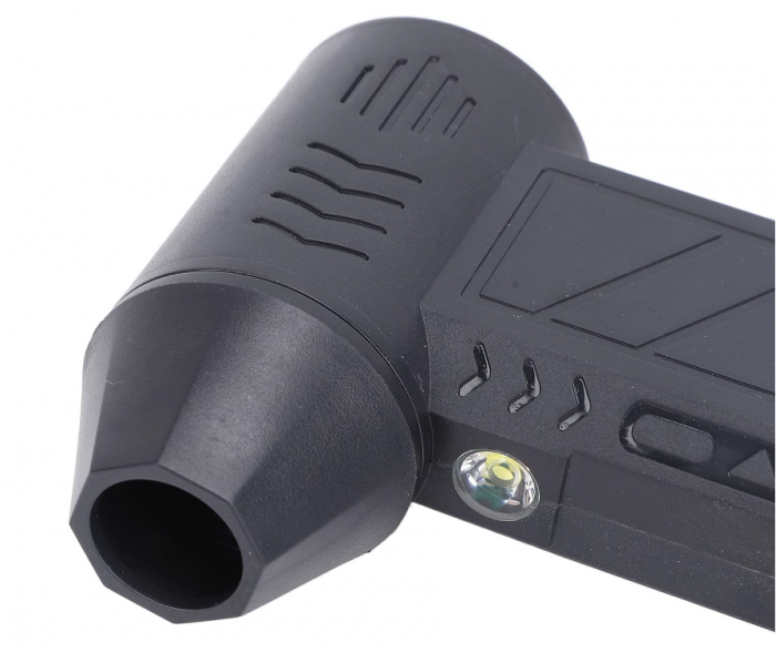 Suflanta aer portabila, Violent, ZY7400, indicator baterie, turbo fan, 130000 RPM, 4 trepte de putere, baterie 5000 mAh, negru [3]