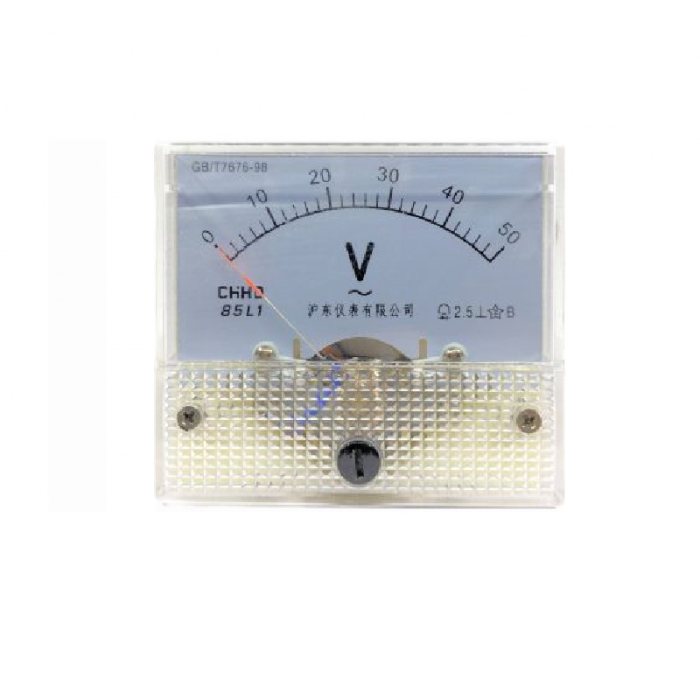 Voltmetru analogic de panou 50V curent alternativ [1]