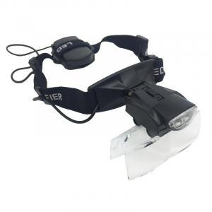 Lanterne - Set ochelari cu lupe si led 9892C