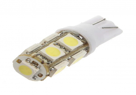 Accesorii si electrice auto - T10 5050 9 SMD ALB