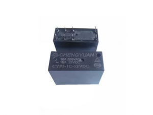 Module cu releu - Releu electromagnetic DPDT Ubob 24VDC 250V 16A CYF3-1C-24VDC