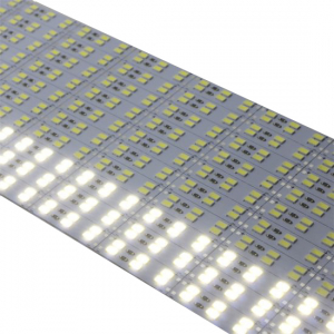 Bagheta rigida - 2835 Hard Strip Cold - Banda aluminiu cu led 2835, alb rece, 144 LED/m un rând, 12 V, 1.21 A, 1 m