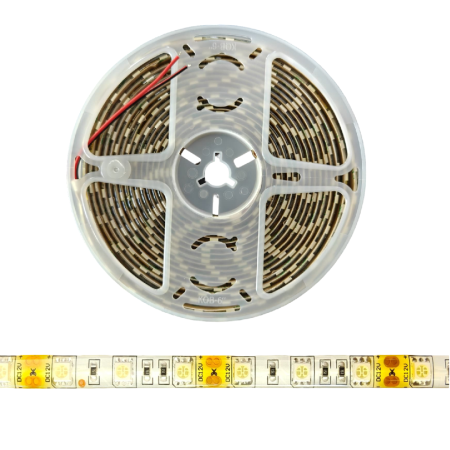 Banda LED SMD 5050, 60 LED/m, 5m, alb rece, 12V, IP65, cu protectie din silicon, produs outlet pentru iluminat tehnic, cu defect optic [2]