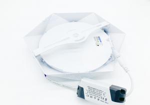 Plafoniera LED JH-MBD-201 ALB RECE 18W Hexagonala [1]