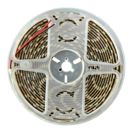 Banda led - Banda LED SMD 5050, 60 LED/m, 5m, alb rece, 12V, IP65, cu protectie din silicon, produs outlet pentru iluminat tehnic, cu defect optic