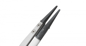 Pensetă din oțel inoxidabil cu vârf din plastic, antimagnetic, antialunecare, BST-249, Best Tools [2]