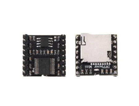 Player MP3 audio cu amplificator, JHY3161-1, 3W, 3.2-5V, suport card TF 32GB, control serial IO [1]