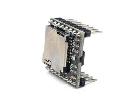 Player MP3 audio cu amplificator, JHY3161-1, 3W, 3.2-5V, suport card TF 32GB, control serial IO [2]