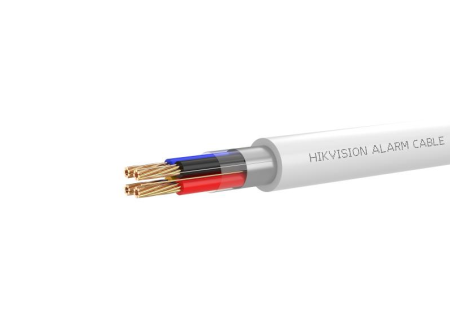Sisteme de alarma - Cablu alarma ecranat 4 x 0,22 mm² LSZH CPR Eca pentru detectoare de fum si sisteme antiefractie (DS-1AC4APL1)