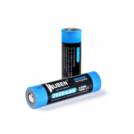 Acumulator Wuben reincarcabil pentru lanterna 18650  2600mAh ABE2600C [1]