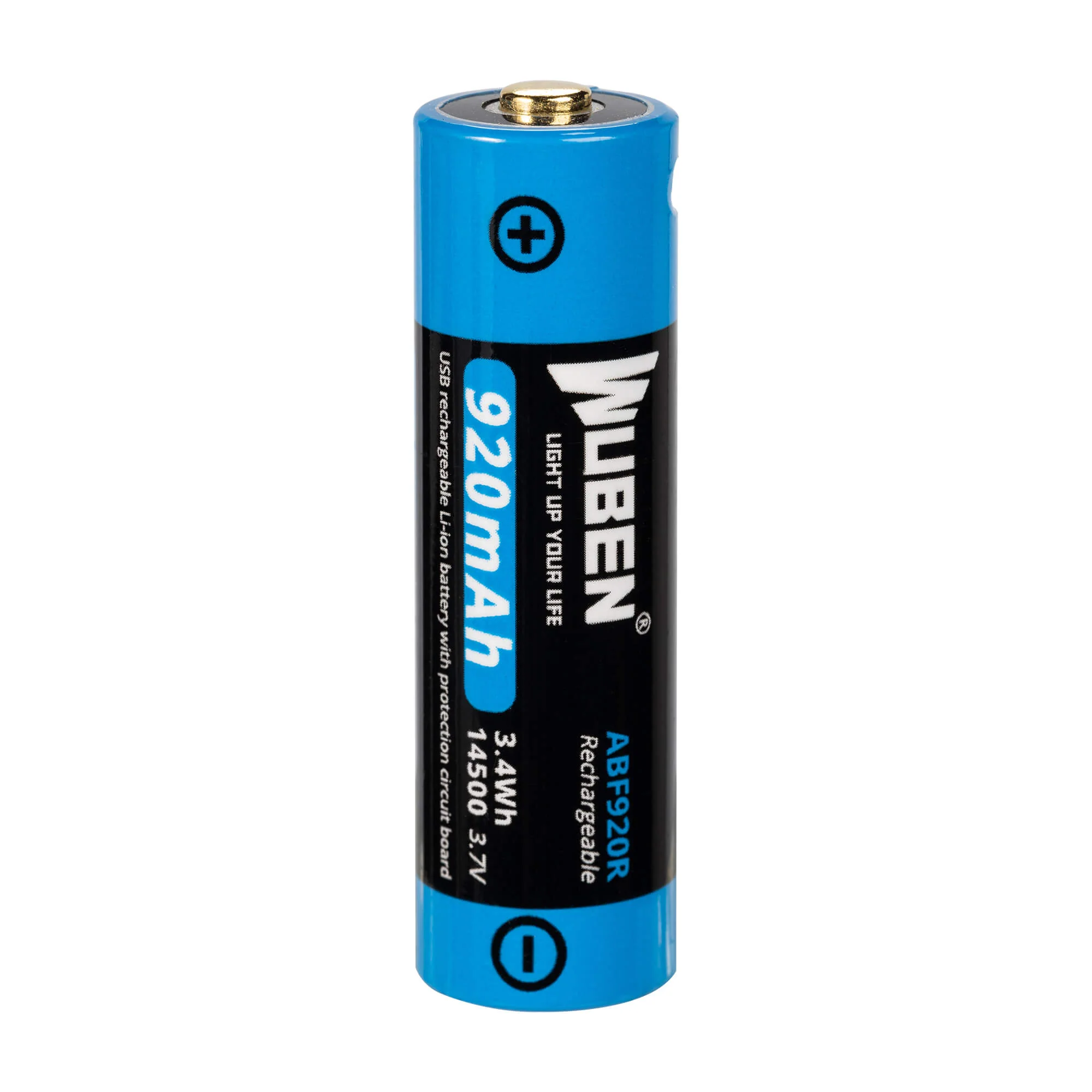 Acumulator Wuben reincarcabil pentru lanterna 14500 920mAh ABF920R  [2]