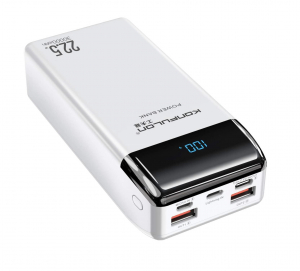 Powerbank - Acumulator extern 30000mAh QC 3.0 PD Konfulon P30Q alb