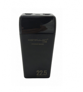 Acumulator extern 30000mAh negru Konfulon P30Q-BLK, 2 iesiri USB + 1 iesire Type C, functie PD [3]