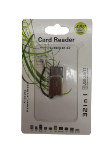 Accesorii PC/ retelistica - Adaptor card microSD – USB, 32 în 1, 480 Mbps