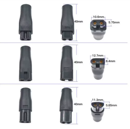 Adaptor alimentare DC 5.5x2.1 mm la mufa 2 pini compatibil aparate de ras Philips, 5521-2p [2]