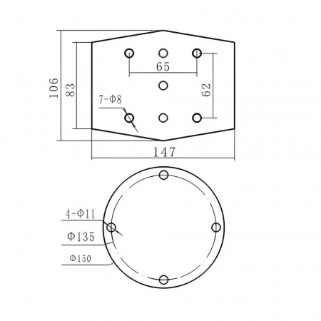 Sistem motorizat Pan-Tilt cu rotatie, interfata RS-485, pentru camere video 303Z-1W [2]