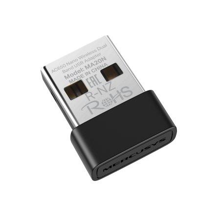 Adaptor Wi-Fi USB AC650 Dual Band MA20N – Internet Rapid, Plug & Play, 433 Mbps, Compatibil Windows 10/11 [1]