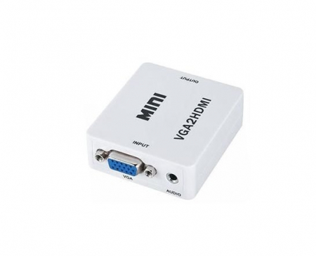 Adaptoare - Adaptor de la VGA la HDTV HDMI H-08