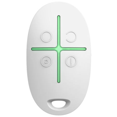 Sisteme de alarma - Ajax space control alb 6267.04.WH1 telecomanda cu buton de panica