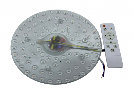 Spoturi Led - Aplica led alb rece + cald 40w cu telecomanda 220vac prindere magnetica rotund 250mm