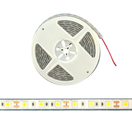 Iluminat - Banda LED SMD 60 LEDs/m, latime 14mm, 4000K (alb natural), 14.4W/m, 12V DC, 5m, IP68