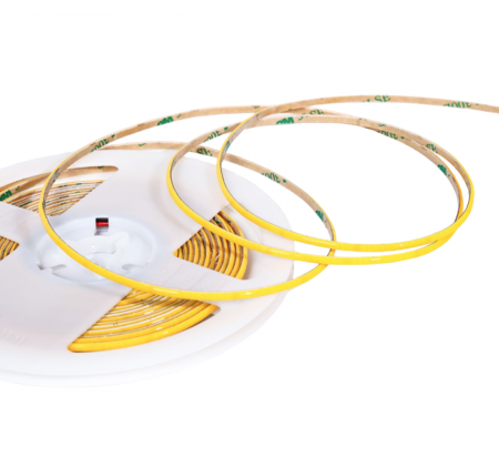 Banda led - Banda LED COB alb cald, 3000K, 12V DC, 400 LEDs/m, 5m, latime 3mm, IP20