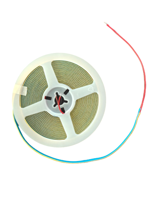 Banda LED COB 12V 5m, 400 LED/m, 5mm, alb neutru 4000K, 7W/m, IP20 pentru iluminat mobilier, vitrine, scafe, decorativ [2]