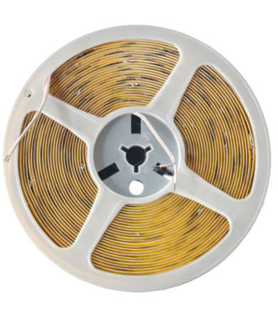Banda LED COB alb cald, 3000K, 24V, 480 LED/m, 14W/m, 8mm, rola 10m, lumina continua, iluminat interior, decorativ, IP20 [2]