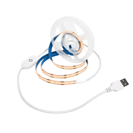 Iluminat - Banda LED USB 50 cm, Alb Cald 3000K, Dimabila 1-100%, 5V, 3.15W, IP20